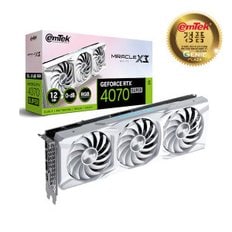 지포스 RTX 4070 SUPER MIRACLE X3 WHITE D6X 12GB