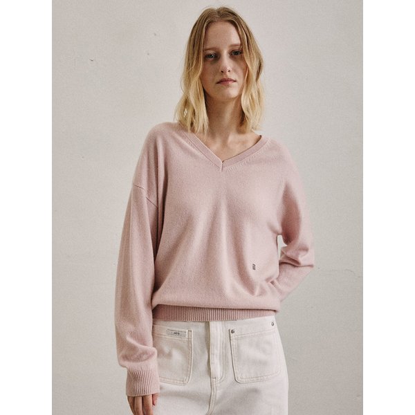 프리미엄 캐시미어 브이넥 니트_4COLORS