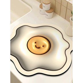 3D 입체 규조토 해피밀 주방 매트