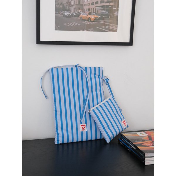 Pillow Laptop Pouch Set (Blue Blue)