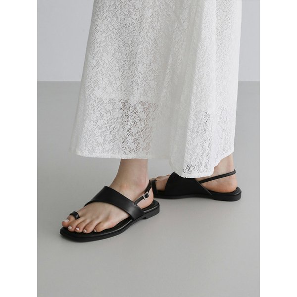 다엘린 스퀘어 쪼리 샌들 (1.5cm)