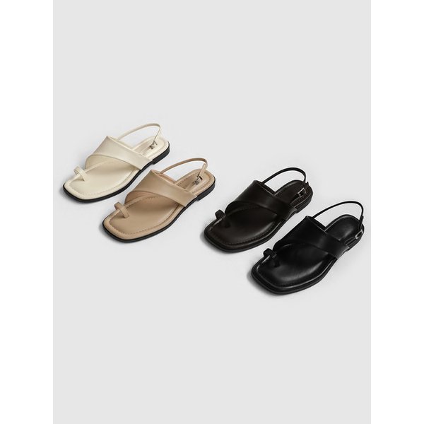 다엘린 스퀘어 쪼리 샌들 (1.5cm)