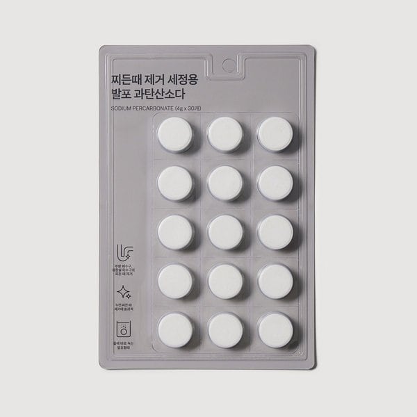 찌든때 제거 세정용 발포 과탄산소다 4gX30개 J77N902004600