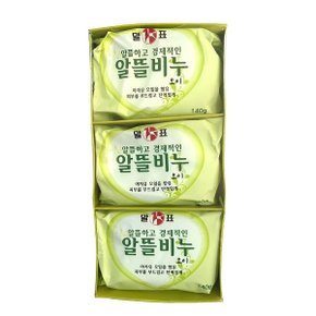 말표 알뜰비누 오이 140g X 3개입