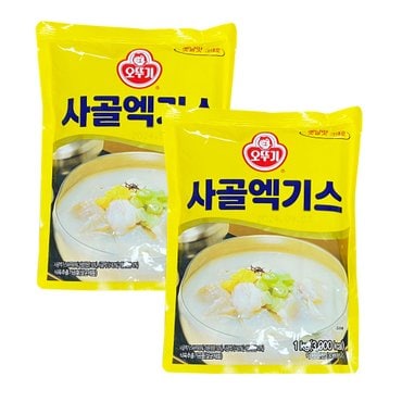 오뚜기 사골엑기스 1kg 2개