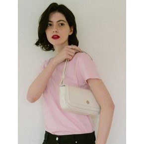 Peony Baguette Bag_Ivory