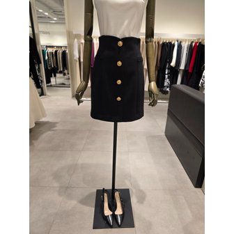 지고트 [파주점] 하이웨이스트 버튼 디테일 스커트 JR3A0SK171