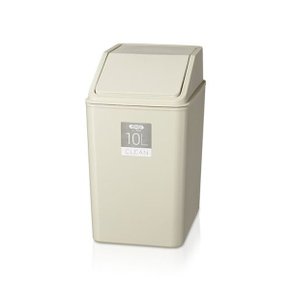 클린 푸쉬 휴지통 10L (베이지)_WE169EE