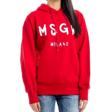 MSGM 엠에스지엠 브러쉬드 로고 후드 티셔츠 2000MM515 200001 18 맨투맨