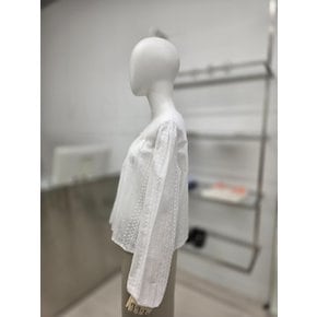 [부산점] 레이스 펀칭 긴팔 블라우스A262PWB301