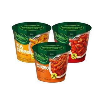 CJ제일제당 비비고 컵떡볶이 x3개(오리지널 x1개+스파이시 x1개+치즈 x1개)