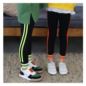 아동레깅스 5호 네온라인