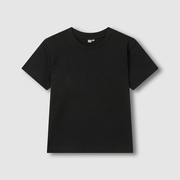 여 코튼 스트레치 크롭 반팔 티셔츠 J116901006099