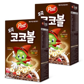 포스트 오곡 코코볼 570g 2개