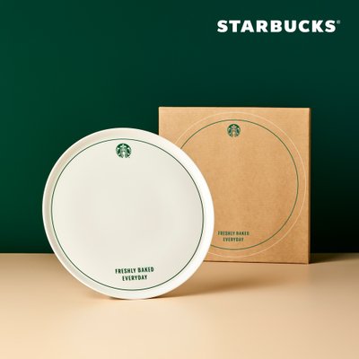 그린라인 브런치 플레이트 8인치,스타벅스