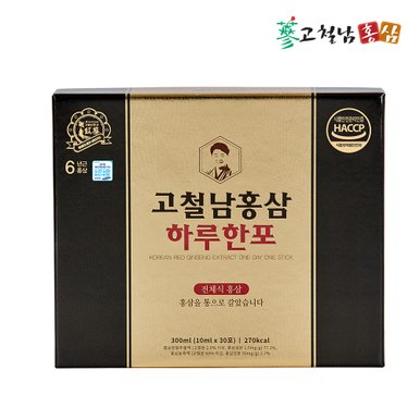 짜먹는 전체식 홍삼스틱 하루한포 10ml x 30포 [F20171026007]