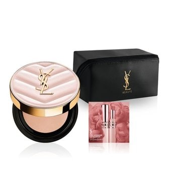 입생로랑 [3월/SSG단독] 메쉬 핑크 쿠션 세트(+러브누드 립 카드+블랙 파우치)