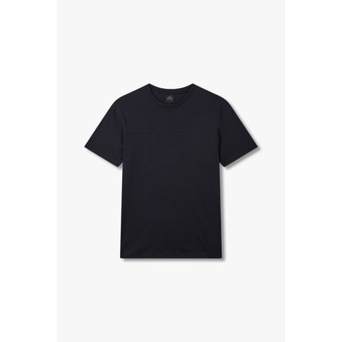 ARMANI EXCHANGE AX남성 절개 디테일 크루넥 티셔츠A415130005다크네이비