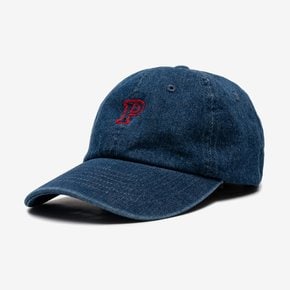 P LOGO DENIM BALL CAP - DENIM