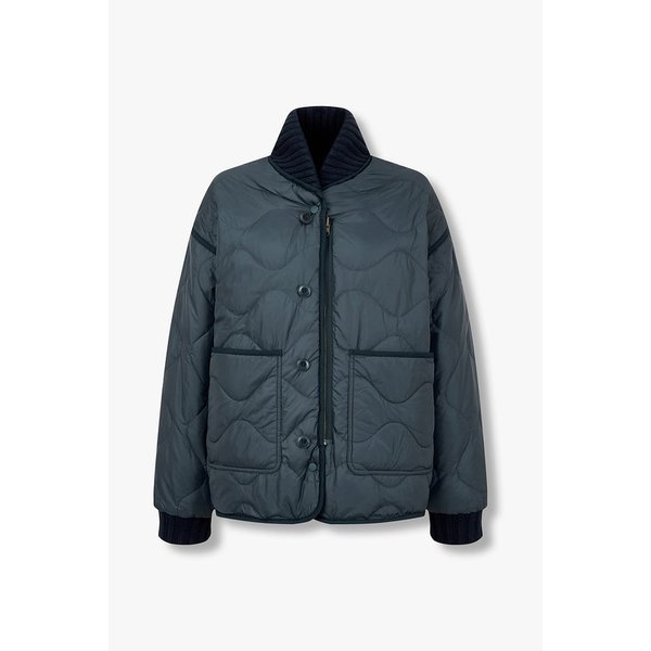 시보리배색 리버서블 퀼팅 다운 점퍼 9105414107058