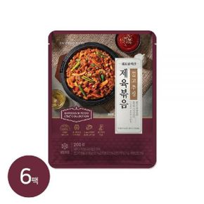 쉐프컬렉션 꿀고추장제육볶음 200g 6팩 불백 주물럭 두루치기 밀키트 반찬 안주