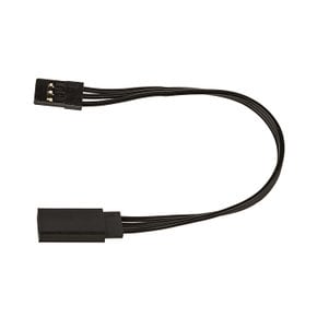 AA27164 125mm Servo Wire Extension, black (4.92 in)