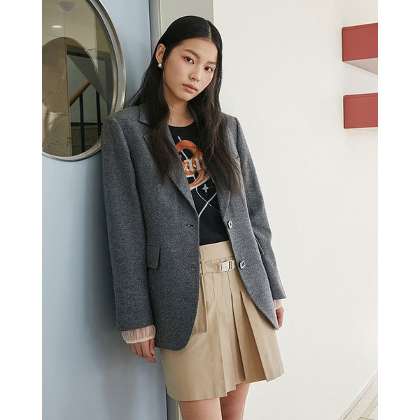 [시흥점] 여성 와이드 숄더 루즈핏 테일러드 자켓 (ER1WJ162)