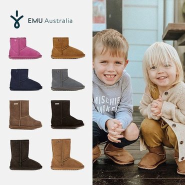 EMU Australia [이뮤] FW 양털 부츠 기획전. 여성 키즈 어그 부츠 슬리퍼 이어머프