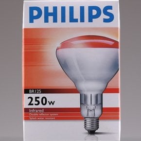 적외선 램프 250W 정품 BR125 IR 250W E27