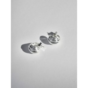 Spiral Hoop Earrings (Silver 925)