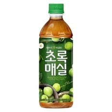 웅진 초록매실 음료 500ml x 24PET