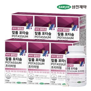 워터 밸런스 칼륨 포타슘 POTASSIUM 프리미엄 6병 (720정)