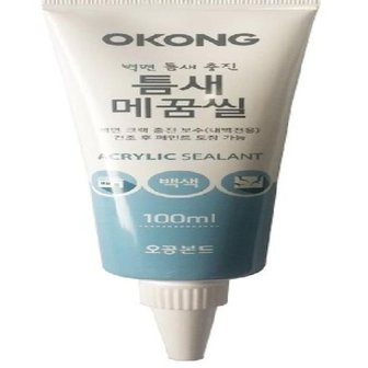  오공 틈새 메꿈씰 100ml 틈새충진 크랙보수 실리콘 (WA08641)