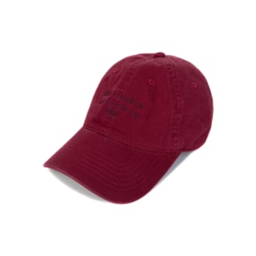 BG284CAP566_Check In Washing Cap_Burgundy