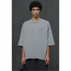 Light Grey Oversized Fit Dyed T-shirt_CQTAM25421GYL