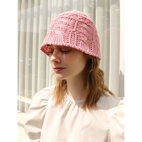 JULY BABY PINK BUCKET HAT