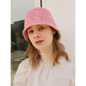 JULY BABY PINK BUCKET HAT