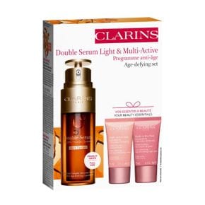 클라랑스 CLARINS 더블 세럼 라이트 텍스처 앤 멀티 액티브 세트 페이셜케어세트