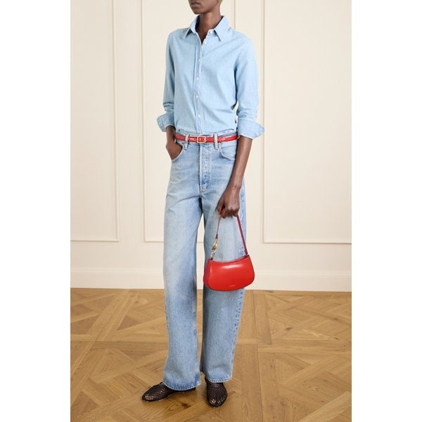 스타우드 올리 페이턴트 가죽 숄더백 46376663162986117