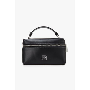 ARMANI EXCHANGE AX여성 메탈 로고 지퍼드 뷰티 케이스 백 A425170508블랙