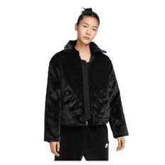 매장정품 나이키 NIKE NSW 에센셜 여성 루즈 프린트 인조 퍼 재킷 FV8020-010 1625897