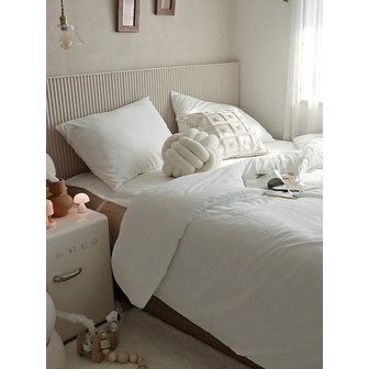 루시드슬립 부드러운 아멜리 워싱 옥수수솜 무봉제 차렵이불세트 SS/Q/DK 20colors