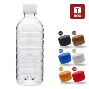 (1BOX) 생수 공병 원형 900ml (기본캡-64개입) 투명 생수통 막걸리 음료 저장 페트병