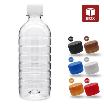 MIR (1BOX) 생수 공병 원형 900ml (기본캡-64개입) 투명 생수통 막걸리 음료 저장 페트병