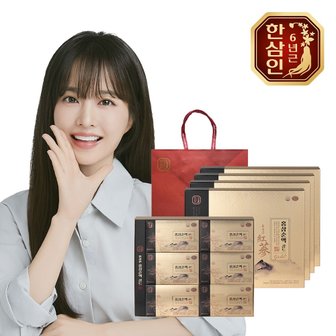 한삼인 [농협홍삼] 한삼인 홍삼순액 골드 70ml 30포 4세트+쇼핑백
