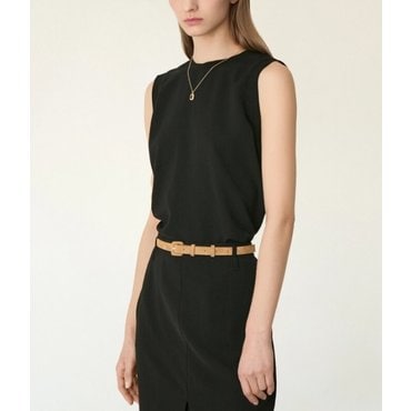 DKNY 시즌오프30%어반 트윌 슬리브리스 탑 (DW2F3WBL313L)
