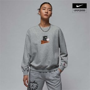 우먼스 조던 브루클린 플리스 프렌치 테리 크루넥 스웻셔츠 NIKE HV1749-063