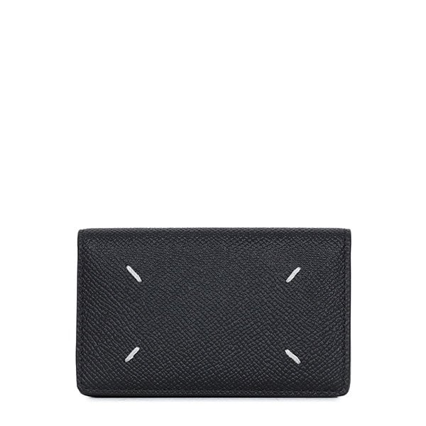 [부산점] 마르지엘라 26SS 블랙 스티치 폴드 카드지갑 SA3VX0005 P4745 T8013