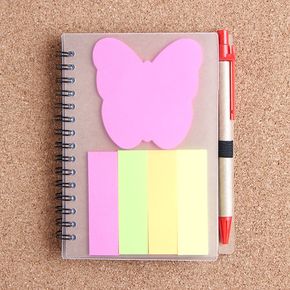 아트빌 나비 볼펜 수첩 메모지 단어장 미니수첩 메모