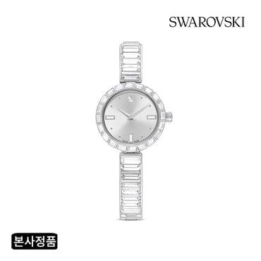 스와로브스키 [본사정품/쇼핑백증정] Matrix Bangle 실버 톤 시계 5677487